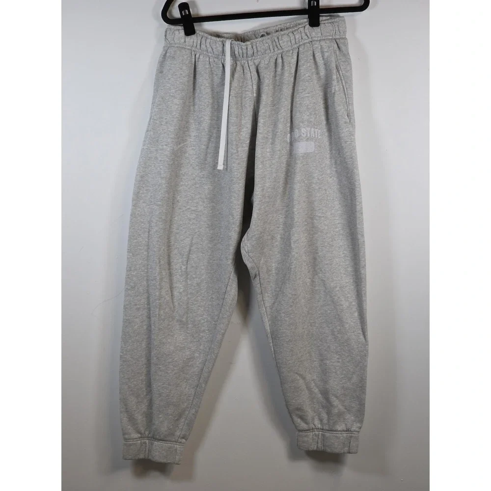 Nike Mens XL OSU Ohio State University Fleece Jogger Sweatpants Gray Track Pants